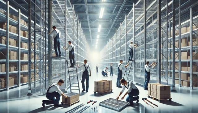 نصب و اجرای قفسه بندی